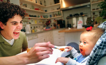 Damian Irizarry Feeding Baby