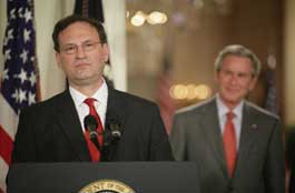 Bush and Samuel Alito