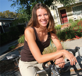 Corinne Winter of the Silicon Valley Bike Coalition