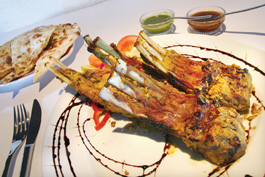 tandoori rack of lamb