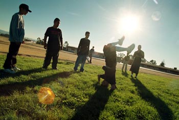 Wrestlers in the Sun