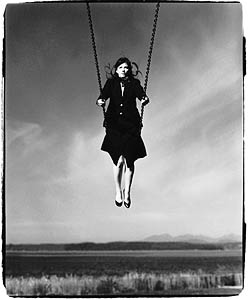 Woman on Swing