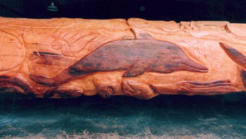 Carved Log