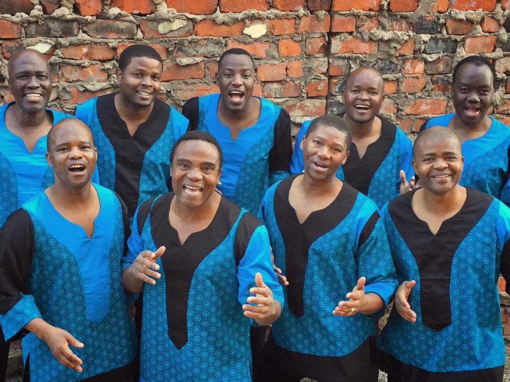 Image for display with article titled Ladysmith Black Mambazo at Stanford