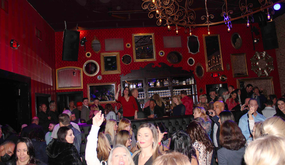Crowd of people in a nightclub