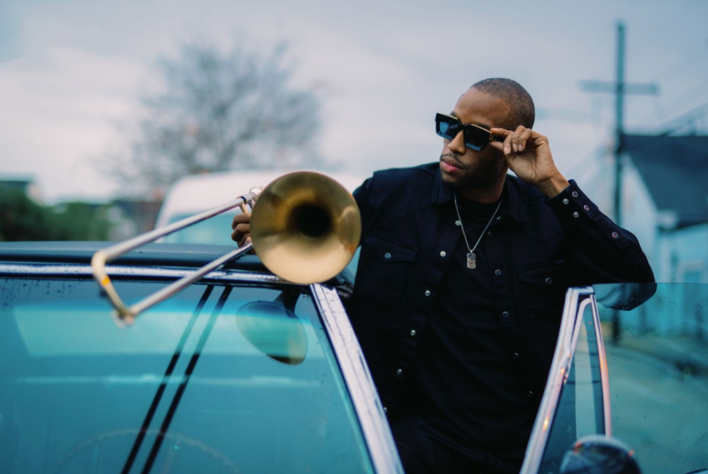 Image for display with article titled Trombone Shorty in Saratoga