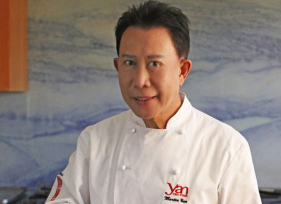 Man wearing a chef jacket