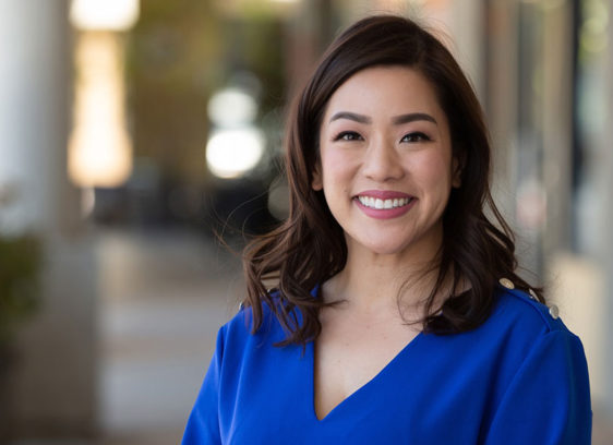 Portrait of smiling woman