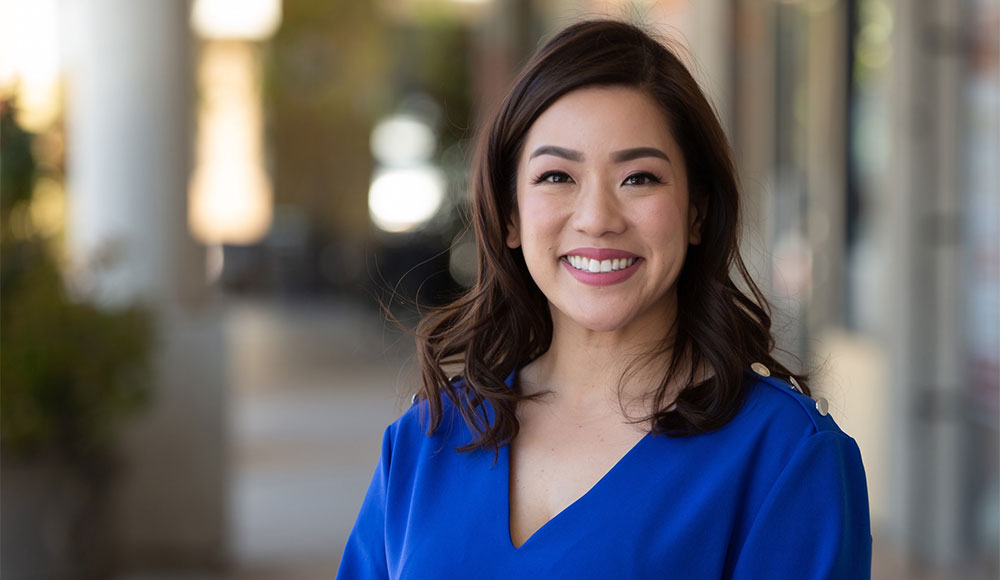 Portrait of smiling woman