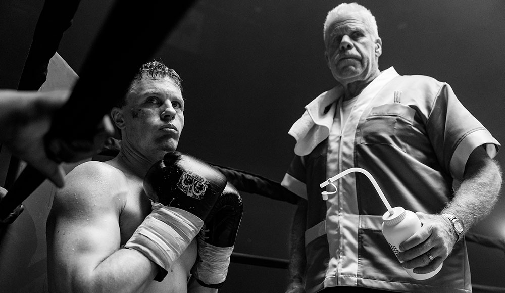 A fighter and his trainer in the ring