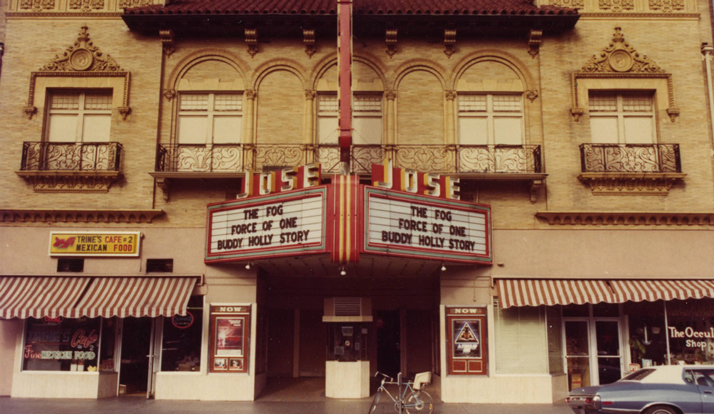 Vintage photo of an old theater